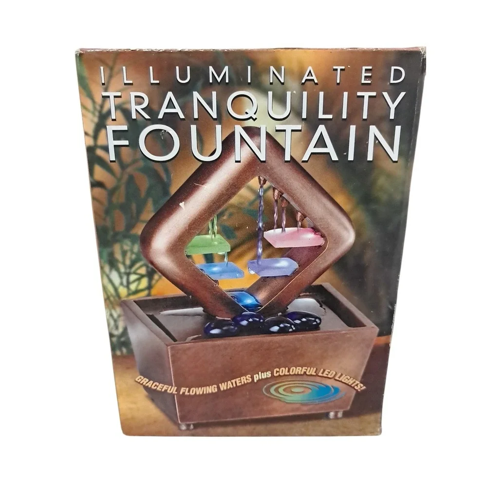 Illuminated Tranquility Fountain